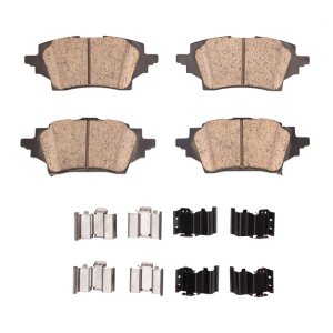 Toyota C-HR Brake Pads - Rear - R1 Concepts - Ceramic - `18-`22